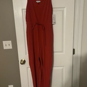 Women's orange jumpsuit